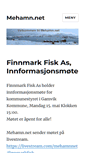 Mobile Screenshot of mehamn.net